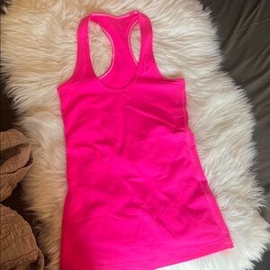 Lululemon Athletica Neon Pink Tank Top